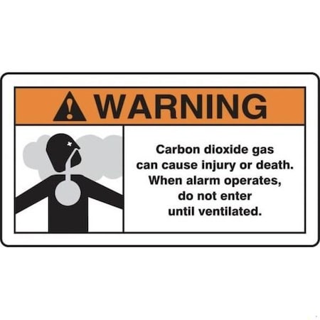 Accuform ANSI WARNING FIRE SAFETY SIGN CARBON MFXG342VP